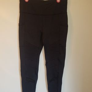 CVG Black Moto leggings